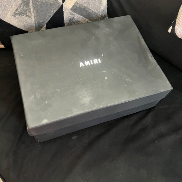 Amiri Court Sneakers Size 44 – Black & White High Top - Picture 5 of 5